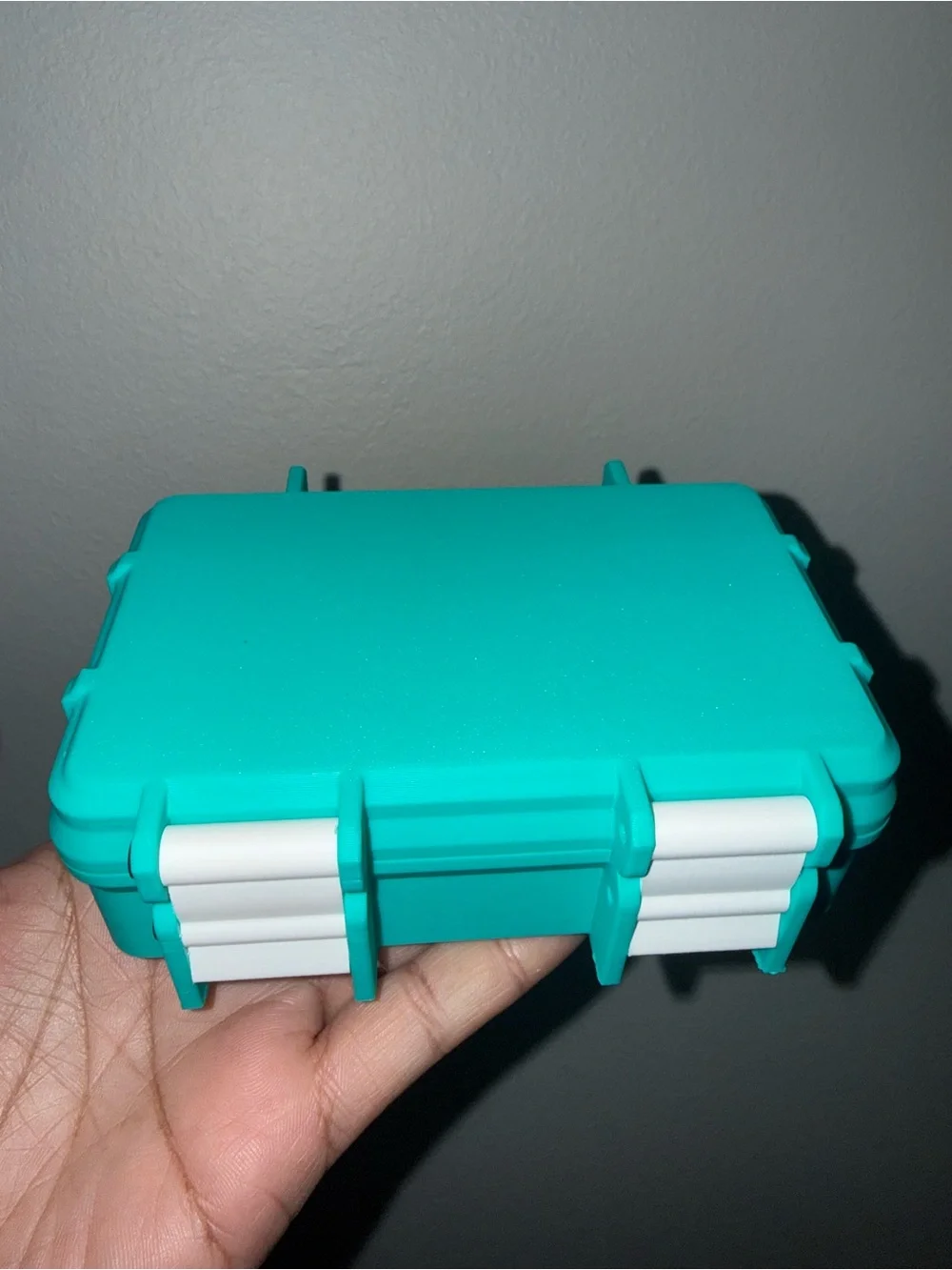Turquoise sd card holder